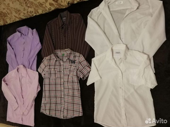 Рубашки на мальчика пакетом 122-158 (6-16лет)