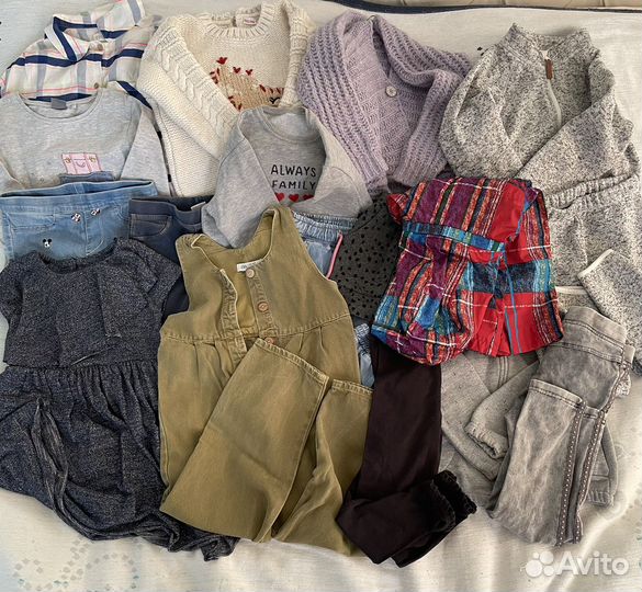 Пакет вещей zara, next 4-5 лет (104-110)