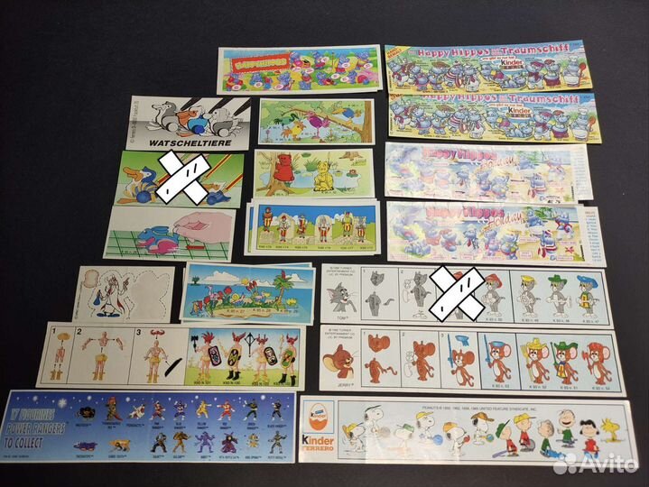 Вкладыши от киндер