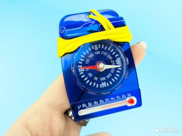 Компас термометр свисток 3в1 жидкостный