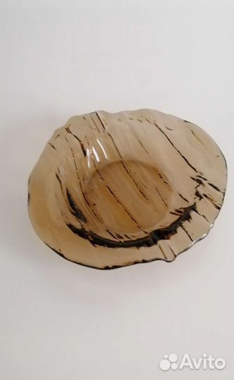 Пепельница цветное стекло СССР