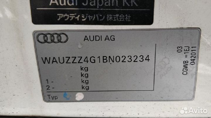 Дверь передняя правая Audi A7 4G