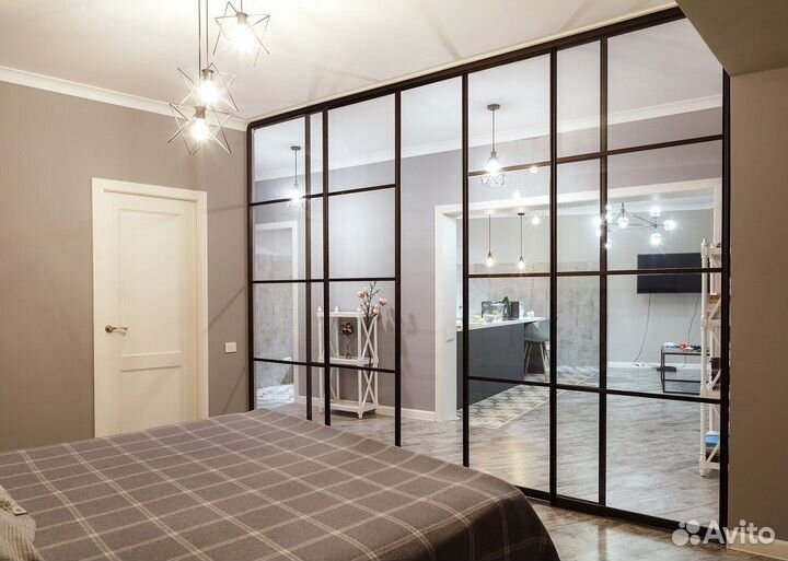 Двери купе перегородки зонирование