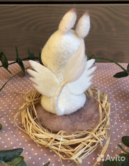 Игрушка из шерсти Влюбленный муми