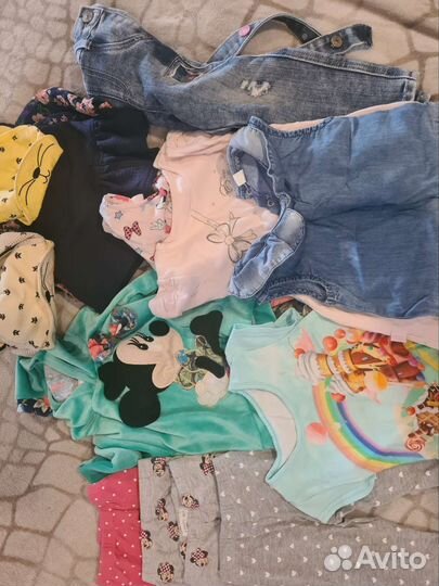 Детские вещи пакетом для девочки 80-86