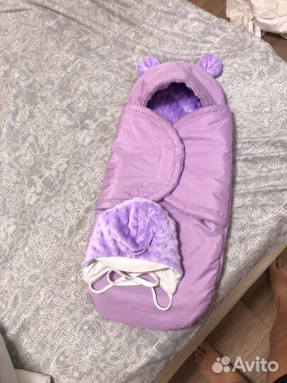 Зимний конверт в коляску