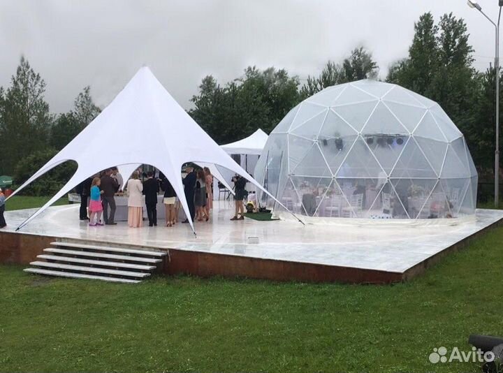 Купольный сферический шатер