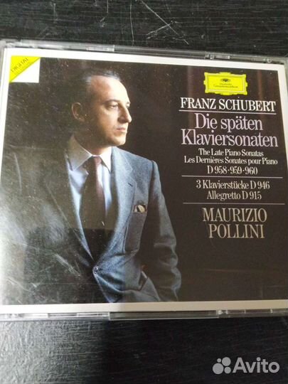 Schubert Pollini 2CD japan редкость