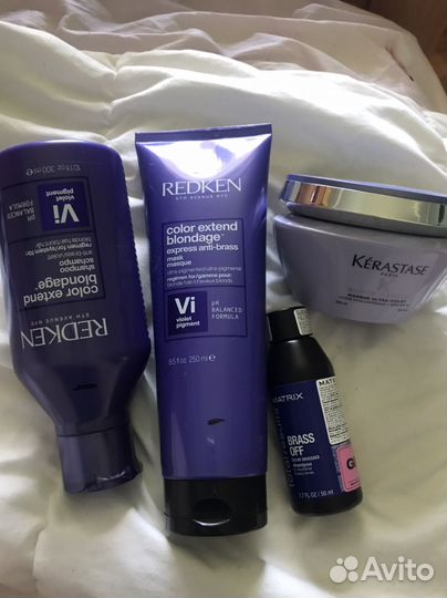 Redken,kerastase фиолетовые для блондинок