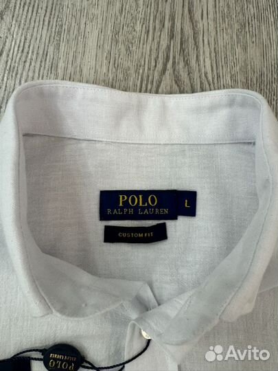 Льняная рубашка мужская Polo Ralph Lauren