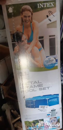 Каркасный бассейн intex
