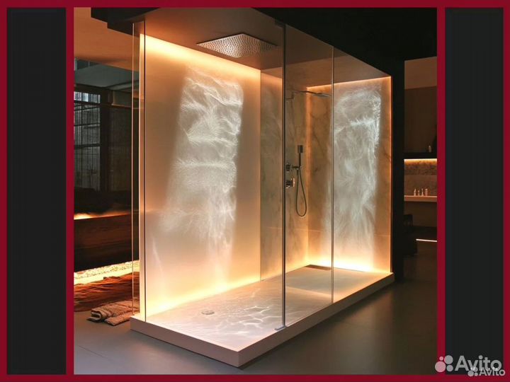 Душевые стеклянные ограждения за 24 часа