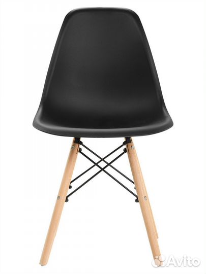Стул в стиле eames DSW,черный, 1 шт