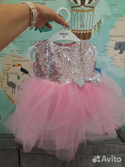 Праздничное платье для девочки 62-68