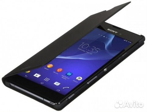 Оригинальный Чехол на Sony Xperia T3 черный SCR16