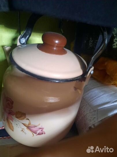 Чайник эмалированный СССР