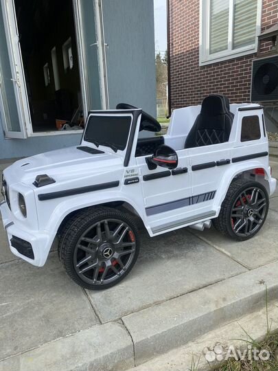 Детский электромобиль джип бу