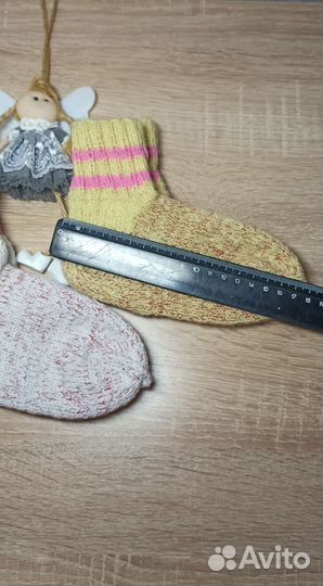 Детские вязаные носки