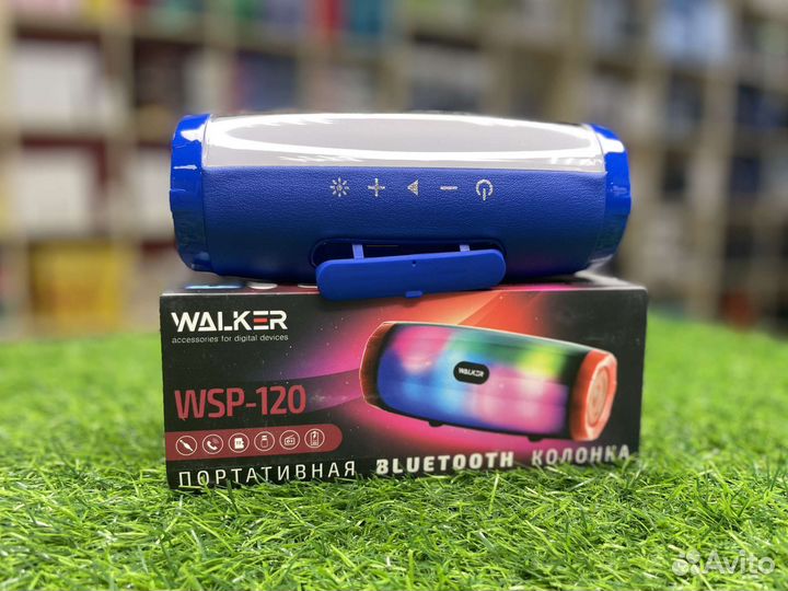 Портативная колонка walker с подсветкой