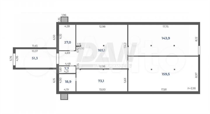 Продам производственное помещение, 1300 м²