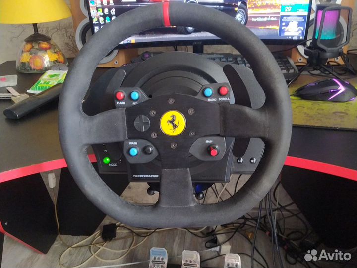 Руль thrustmaster t300 alcantara edition