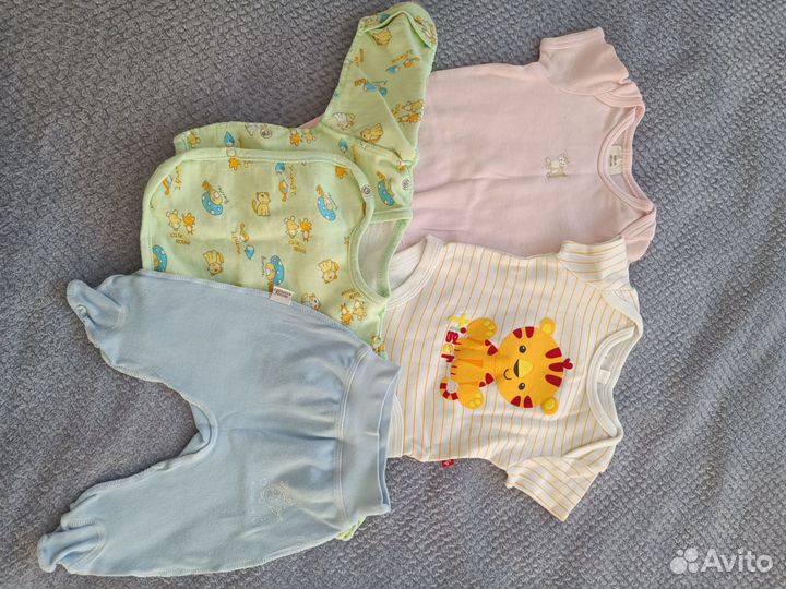 Пакет брендовых вещей для новорожденных 50-56