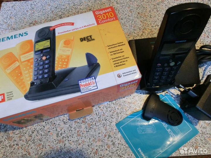 Домашний беспроводной телефон Siemens Gigaset 3010