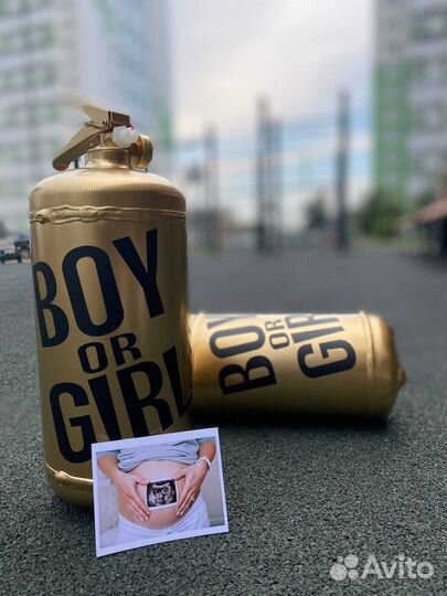 Золотой огнетушитель Flowers124 гендер пати