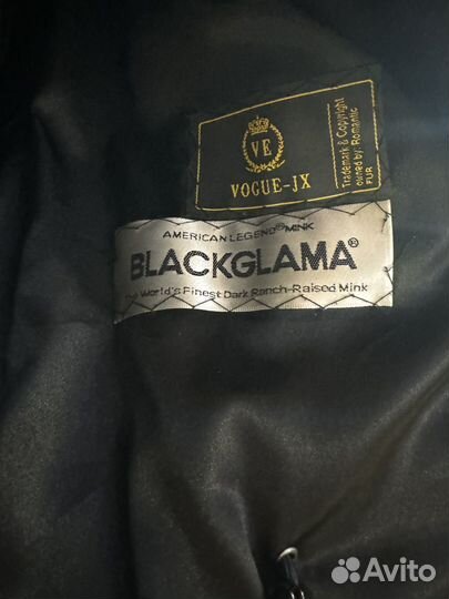 Шуба норковая blackglama