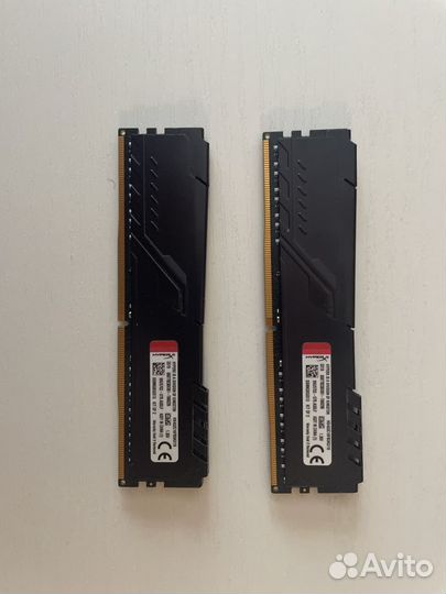 Оперативная память ddr4 kingston hyper x 16gb