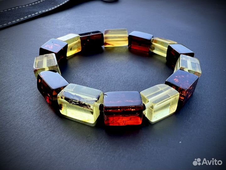Браслет из натурального янтаря