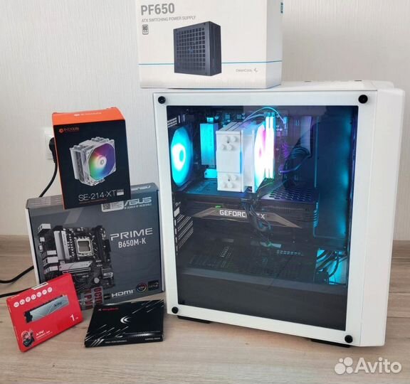 Игровой пк Ryzen 5 7500F / RTX 3070 / 32GB DDR5