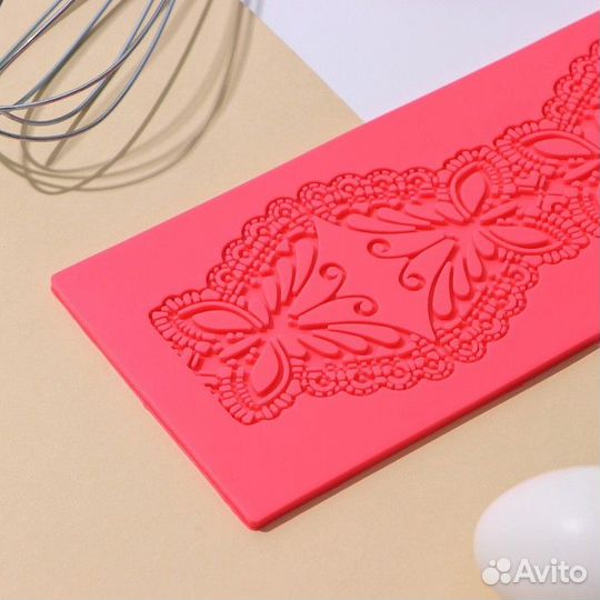 Силиконовый коврик для айсинга Доляна «Бабочки», 4