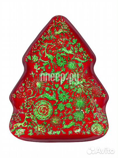 Блюдо Elan Gallery Елочка 24x19x2.5cm Red-Gree