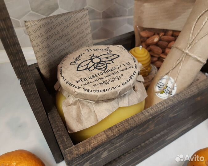 Подарочный набор мёд