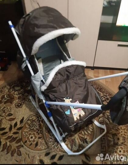 Коляска санки