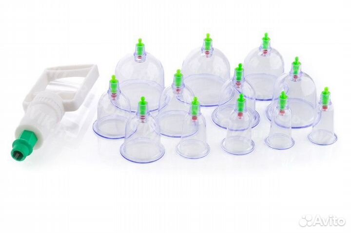 Банки вакуумные массажные 12 шт