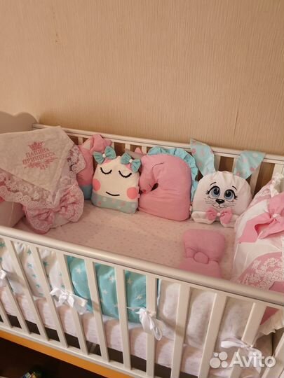 Бортики в детскую кроватку