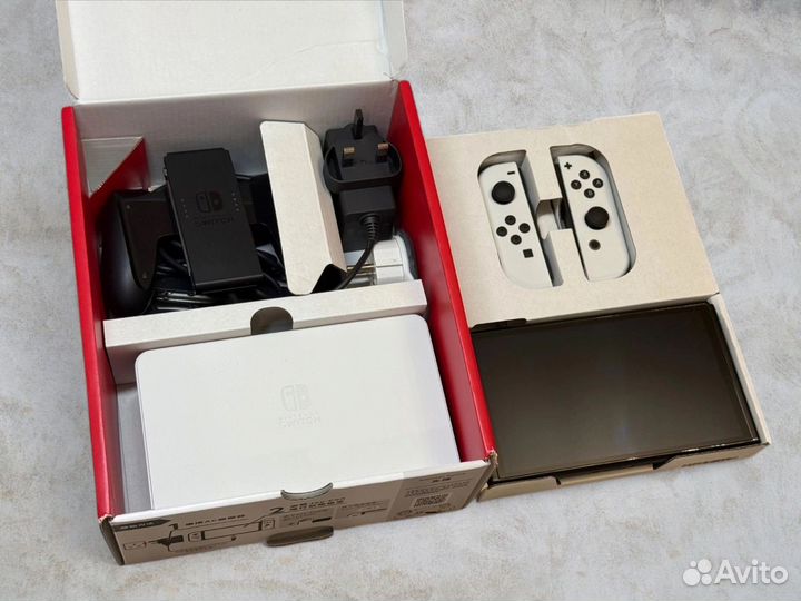 Nintendo switch oled (прошит, 128 гб)