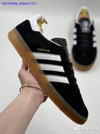 Кроссовки Adidas Gazelle Black (Арт.28960)