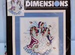Dimensions. Набор для вышивания Зимний Ангел 1995г