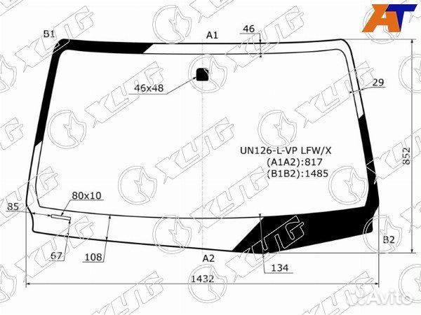 Стекло лобовое toyota hilux pick UP