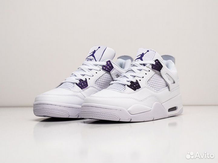 Кроссовки Air Jordan 4 Purple Metallic (36-45)