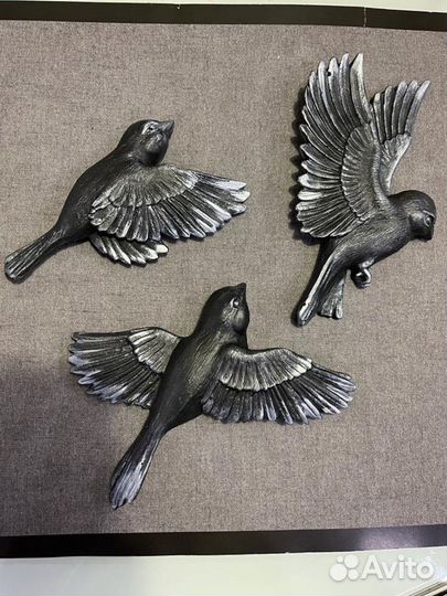 Гипсовая птица. Декор для дома