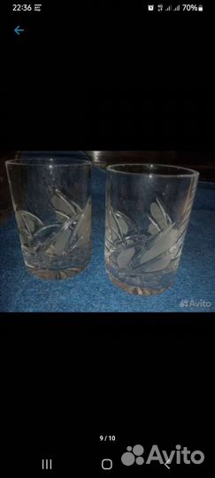 Хрусталь. Рюмки, стопки, селедочница