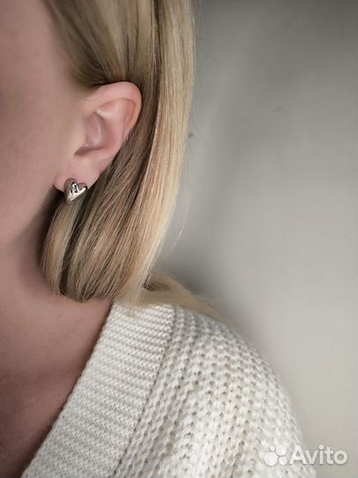 Серьги сердца тренд 2024 весна лето