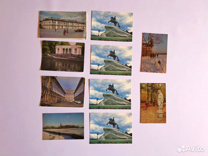 Открытки советские СССР с городами и странами