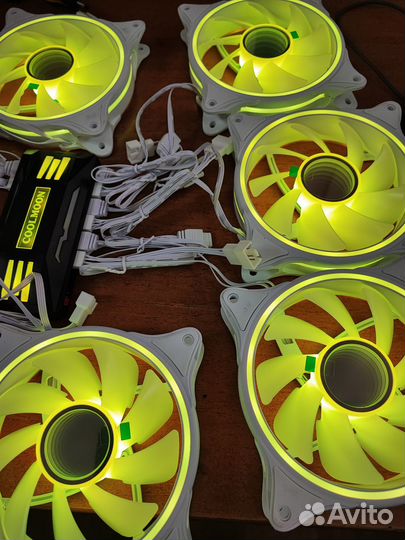 Корпусной вентилятор для пк бесконечность белый