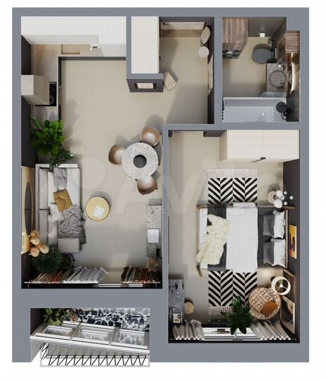 1-к. квартира, 41,9 м², 6/18 эт.