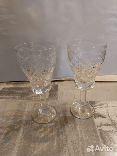 Рюмки хрустальные